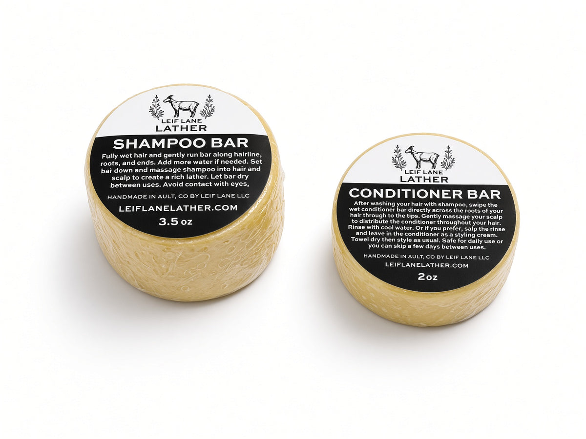 Shampoo 3.5oz Bar & Conditioner 2oz Bar