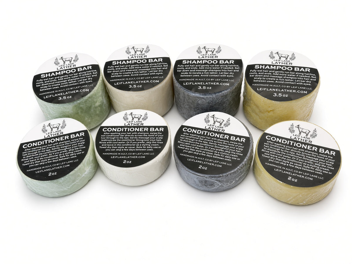 Shampoo 3.5oz Bar & Conditioner 2oz Bar