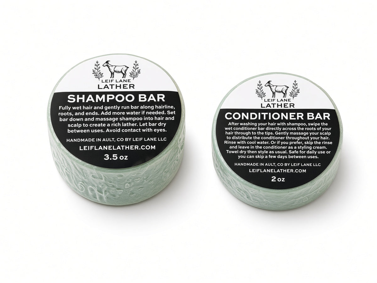 Shampoo 3.5oz Bar & Conditioner 2oz Bar